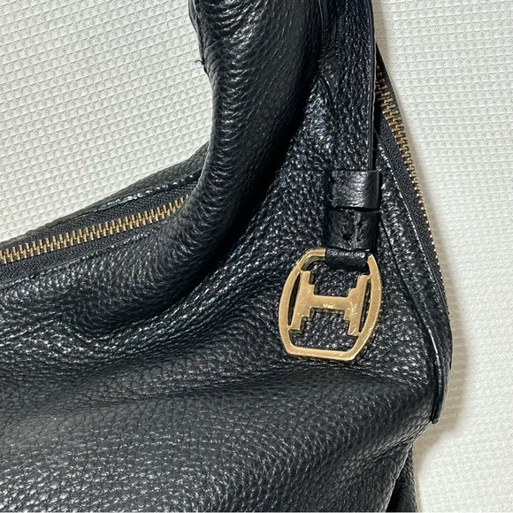 Halston Heritage | Bags | Halston Heritage Pebbled Leather Hobo Bag ...